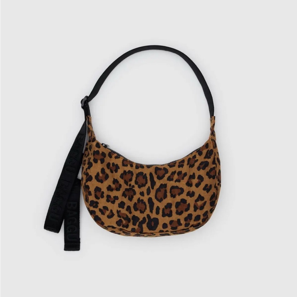 BAGGU: Leopard Small Crescent Bag🐆